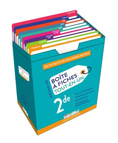 Boîte à fiches tout-en-un 2de : 200 fiches pour une année réussie Boîte à fiches tout-en-un 2de : 200 fiches pour une année réussie
