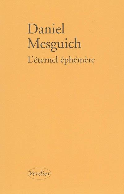 L'éternel éphémère. Le sacrifice