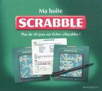 Ma boîte scrabble : plus de 60 jeux sur fiches effaçables !