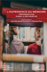 L'expérience du mémoire : premiers pas dans la recherche
