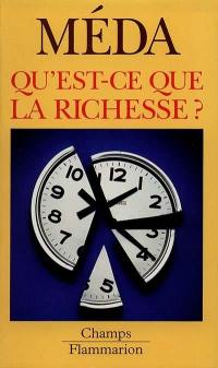 Qu'est-ce que la richesse ?