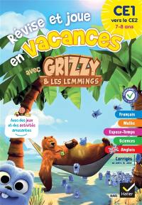 Cahier de vacances Grizzy et les lemmings : CE1 vers le CE2