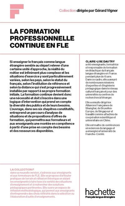 La formation continue professionnelle en FLE