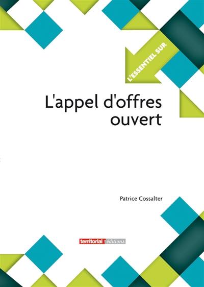 L'appel d'offres ouvert