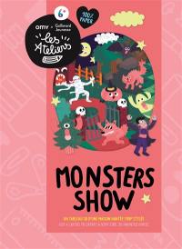 Monsters show : un tableau 3D d'une maison hantée trop stylée. Monsters show : use 4 layers to create a very cool 3D haunted house