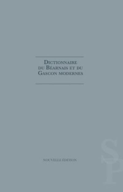 Best Of Dictionnaire du bearnais et du gascon modernes EBook Images