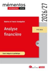 Analyse financière : cours intégral et synthétique : 2026-2027
