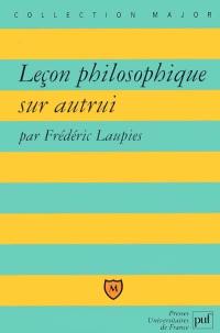 Leçon philosophique sur autrui