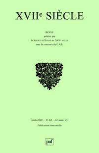 Dix-septième siècle, n° 245. Ut pictura poesis : poésie et peinture au XVIIe siècle : journée d'étude 2008 de la Société d'étude du XVIIe siècle