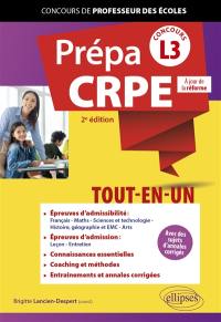 Prépa CRPE tout-en-un, concours L3