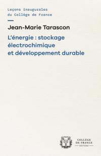 L'énergie : stockage électrochimique et développement durable : chaire Développement durable-environnement, énergie et société (2010-2011)