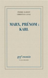Marx, prénom Karl