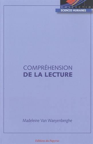 Compréhension de la lecture : manuel d'utilisation : analyse des difficultés, proposition d'aide Compréhension de la lecture : manuel d'utilisation : analyse des difficultés, proposition d'aide