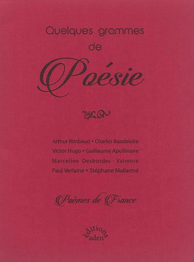 Quelques grammes de poésie