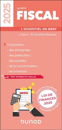 Le petit fiscal 2025 : l'essentiel en bref