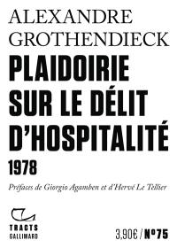 Plaidoirie sur le délit d'hospitalité : 1978
