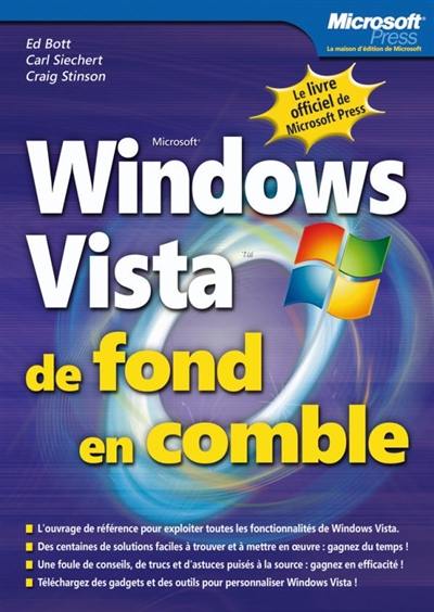 Windows Vista : de fond en comble Windows Vista : de fond en comble