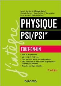 Physique PSI, PSI* : tout-en-un : nouveaux programmes
