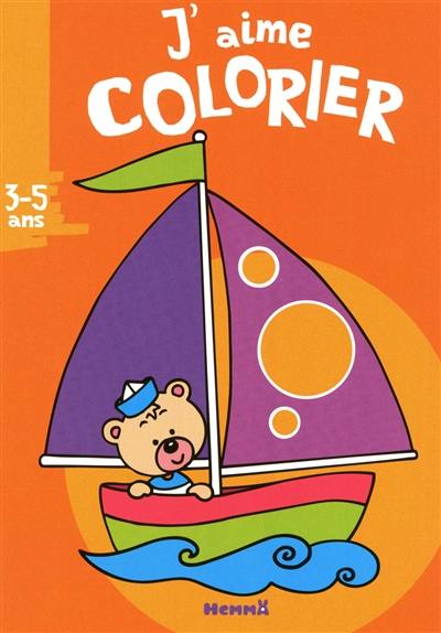J'aime colorier, 3-5 ans : bateau J'aime colorier, 3-5 ans : bateau