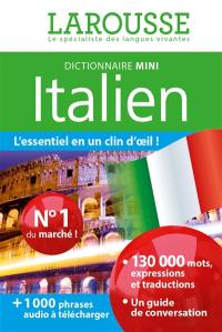 Italien dictionnaire mini : français-italien, italien-français. Italiano mini dizionario : francese-italiano, italiano-francese