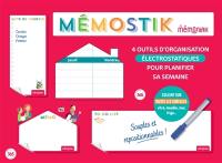 Mémostik by Mémoniak : 4 outils d'organisation électrostatiques pour planifier sa semaine