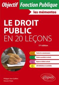 Le droit public en 20 leçons