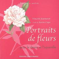 Portraits de fleurs pour le dessin ou l'aquarelle