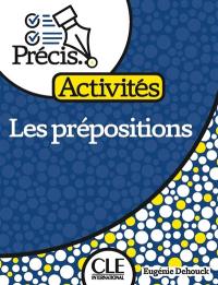 Les prépositions : activités