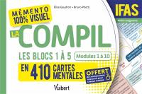 La compil, IFAS, aides-soignants : les blocs 1 à 5 en 410 cartes mentales : modules 1 à 10
