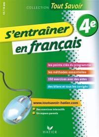 S'entraîner en français : 4e