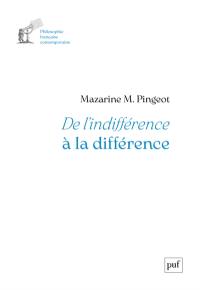 De l'indifférence à la différence