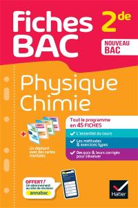 Physique chimie 2de : nouveau bac