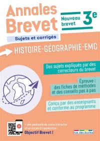 Annales histoire-géographie-EMC 3e : 2026