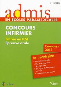 Concours infirmier : entrée en IFSI : épreuve orale
