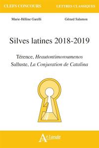 Silves latines 2018-2019 : Térence, Heautontimoroumenos ; Salluste, La conjuration de Catalina