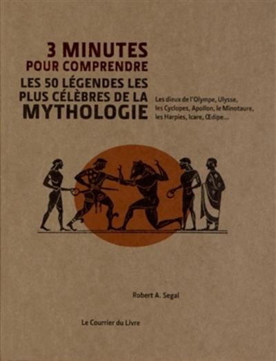 3 minutes pour comprendre les 50 légendes les plus célèbres de la mythologie : les dieux de l'Olympe, Ulysse, les Cyclopes, Apollon, le Minotaure, les Harpies, Icare, Oedipe...