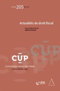 Actualités de droit fiscal