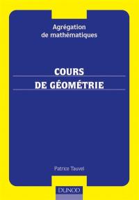 Cours de géométrie : agrégation de mathématiques Cours de géométrie : agrégation de mathématiques