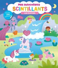 Autocollants scintillants : Les licornes