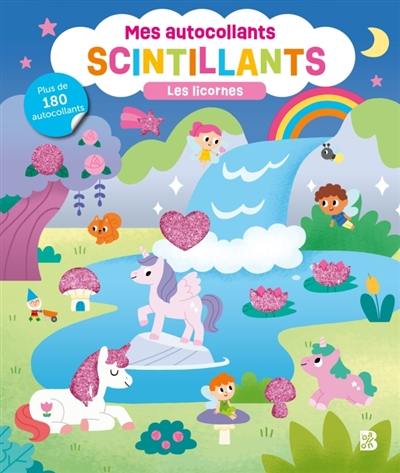 Autocollants scintillants : Les licornes