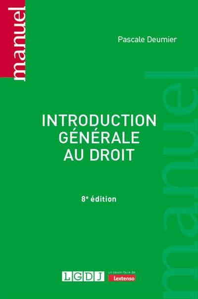 Introduction générale au droit Introduction générale au droit