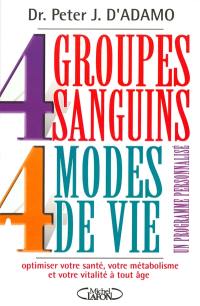 4 groupes sanguins, 4 modes de vie