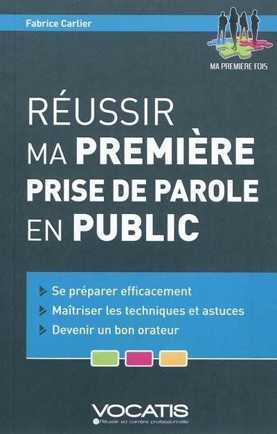 Réussir ma première prise de parole en public