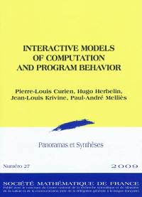 Interactive models of computation and program behavior