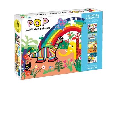 Pop au fil des saisons : 4 puzzles évolutifs
