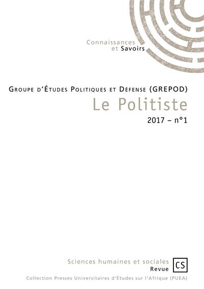 Le politiste : revue gabonaise de sciences politiques, n° 1(2017)