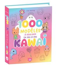 Kawaï : 1.000 modèles à dessiner en pas-à-pas