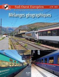 Sud-Ouest européen, n° 59. Mélanges géographiques : varia