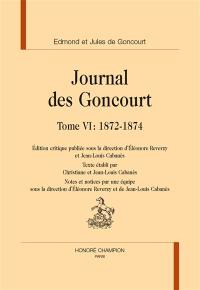 Journal des Goncourt. Vol. 6. 1872-1874