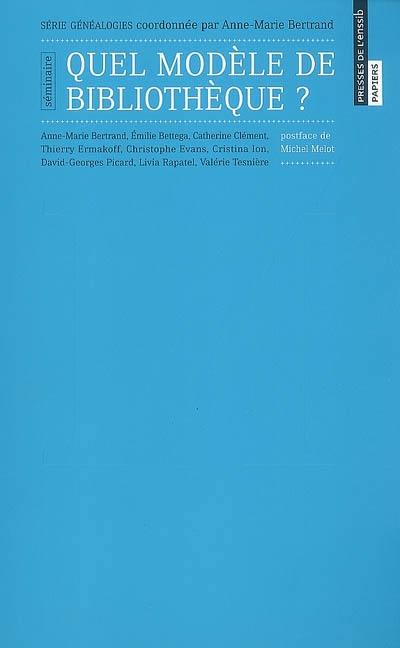 Quel modèle de bibliothèque ?